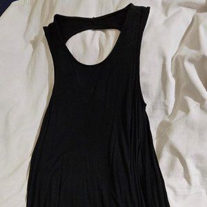 American Eagle Outfitters Black Back Cutout Dress